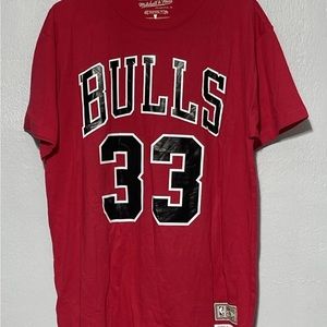 New Scottie Pippen Chicago Bulls Shirt Mens Sz M Hardwood Classics Mitchell Ness